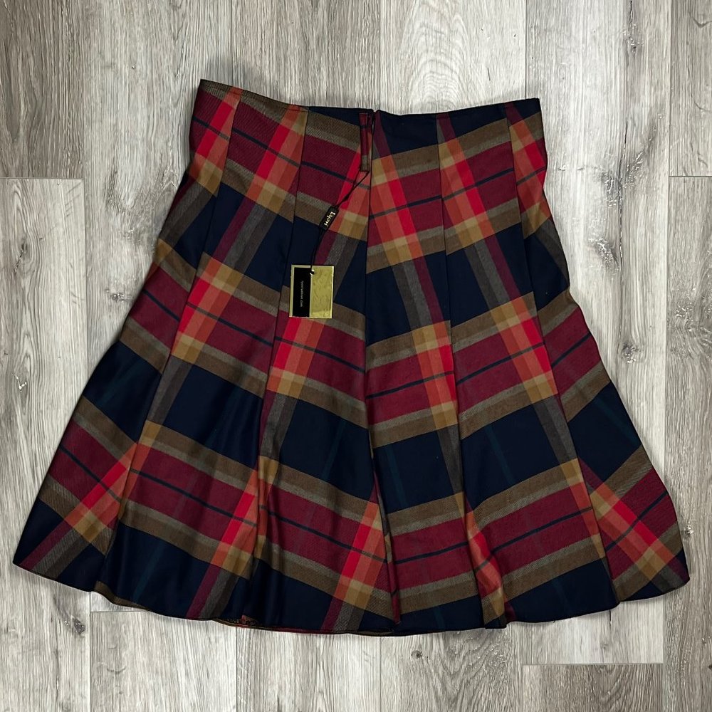 NWT Lyon Fashion Plaid Multicolour Size 16 Women's Skirt
